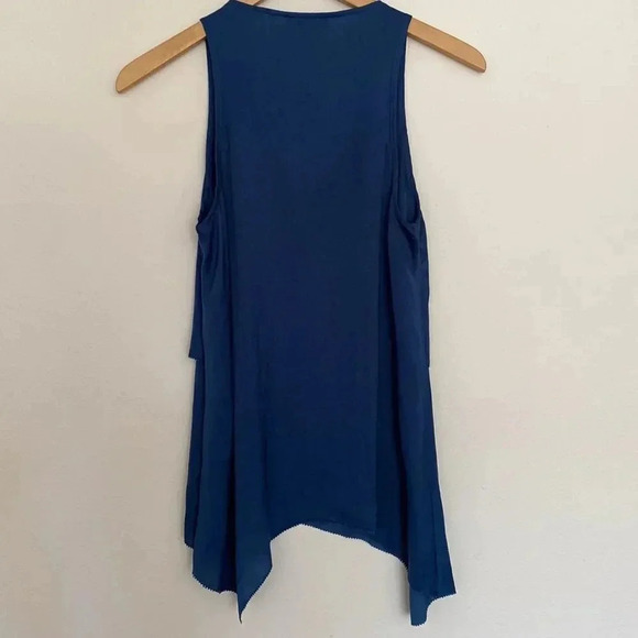 Rag & Bone navy blue tank top layered and asymmetric size XS - Picture 4 of 6